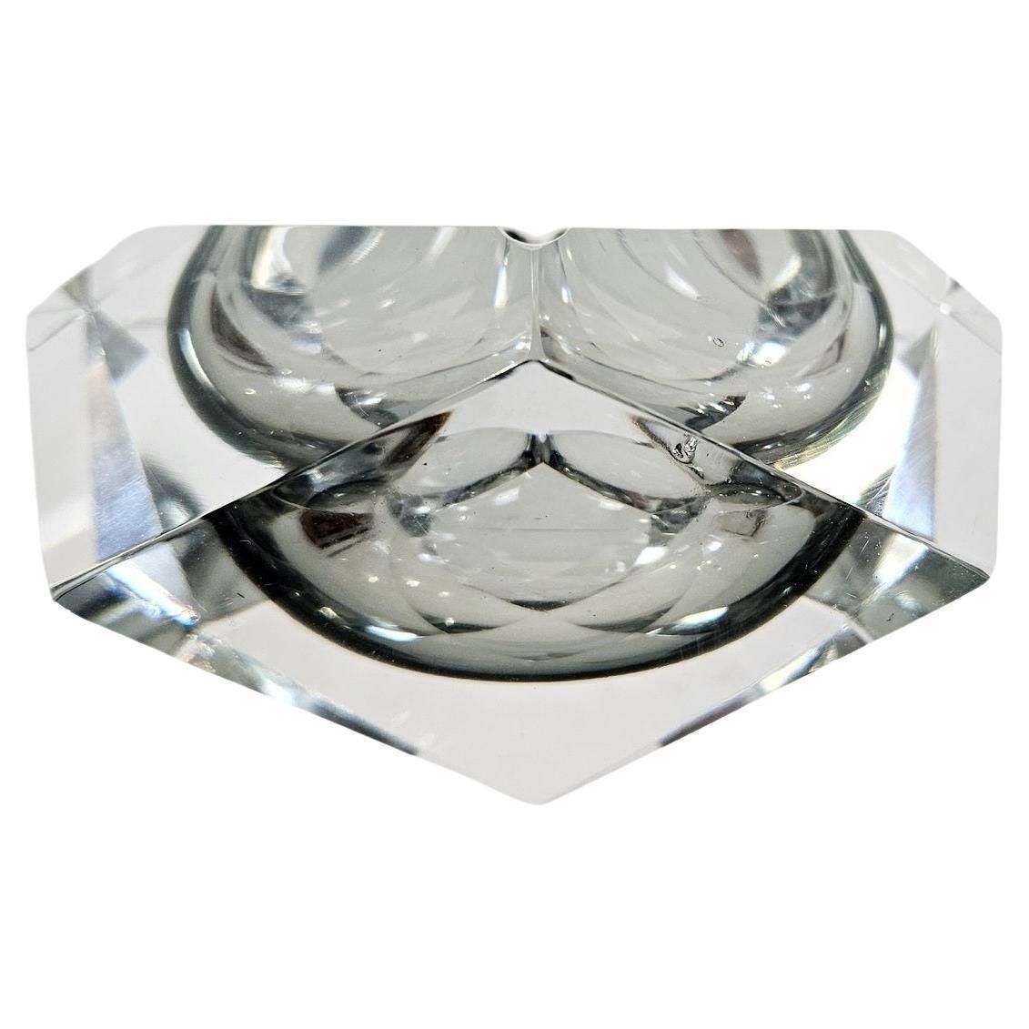 Mid Century Italian Murano Glass Bowl Flavio Poli For Seguso, 1960 photo furniture