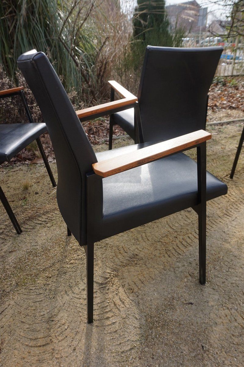 Mid Century Modern Industrial Dutch Armchairs, 1960s, Set Of 6 photo buy