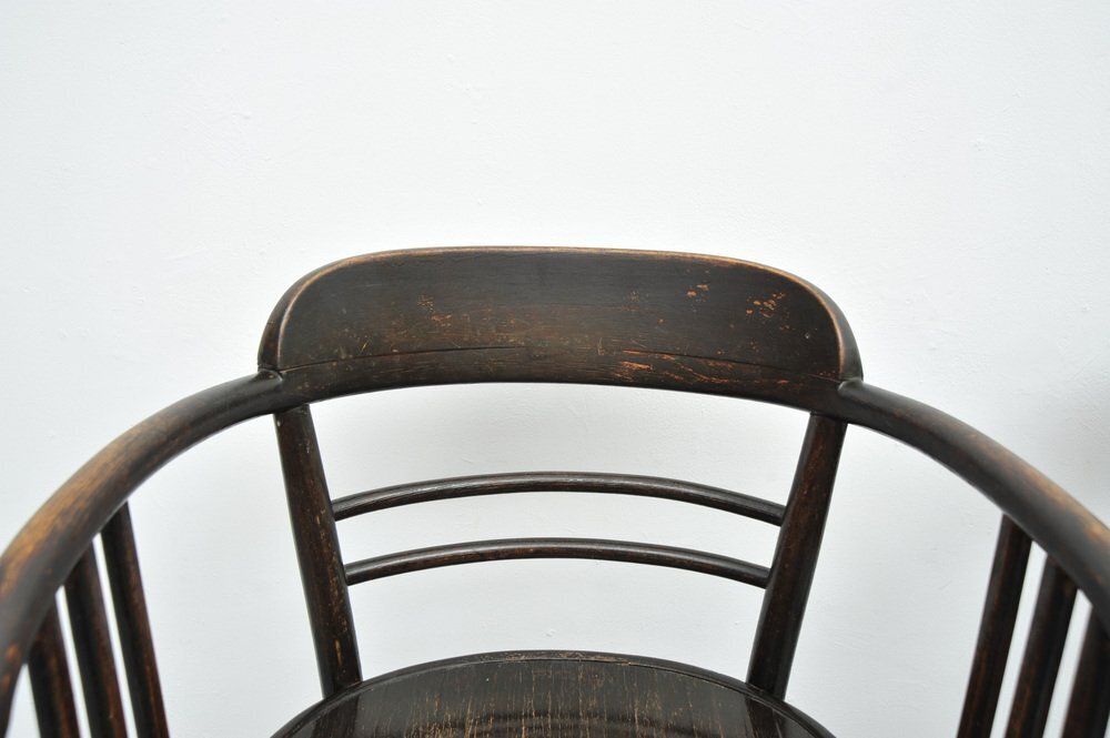 Set Of Model 6093 Chairs In Beech By Jacob & Josef Kohn, Vienna, Austria, 1890s photo buy
