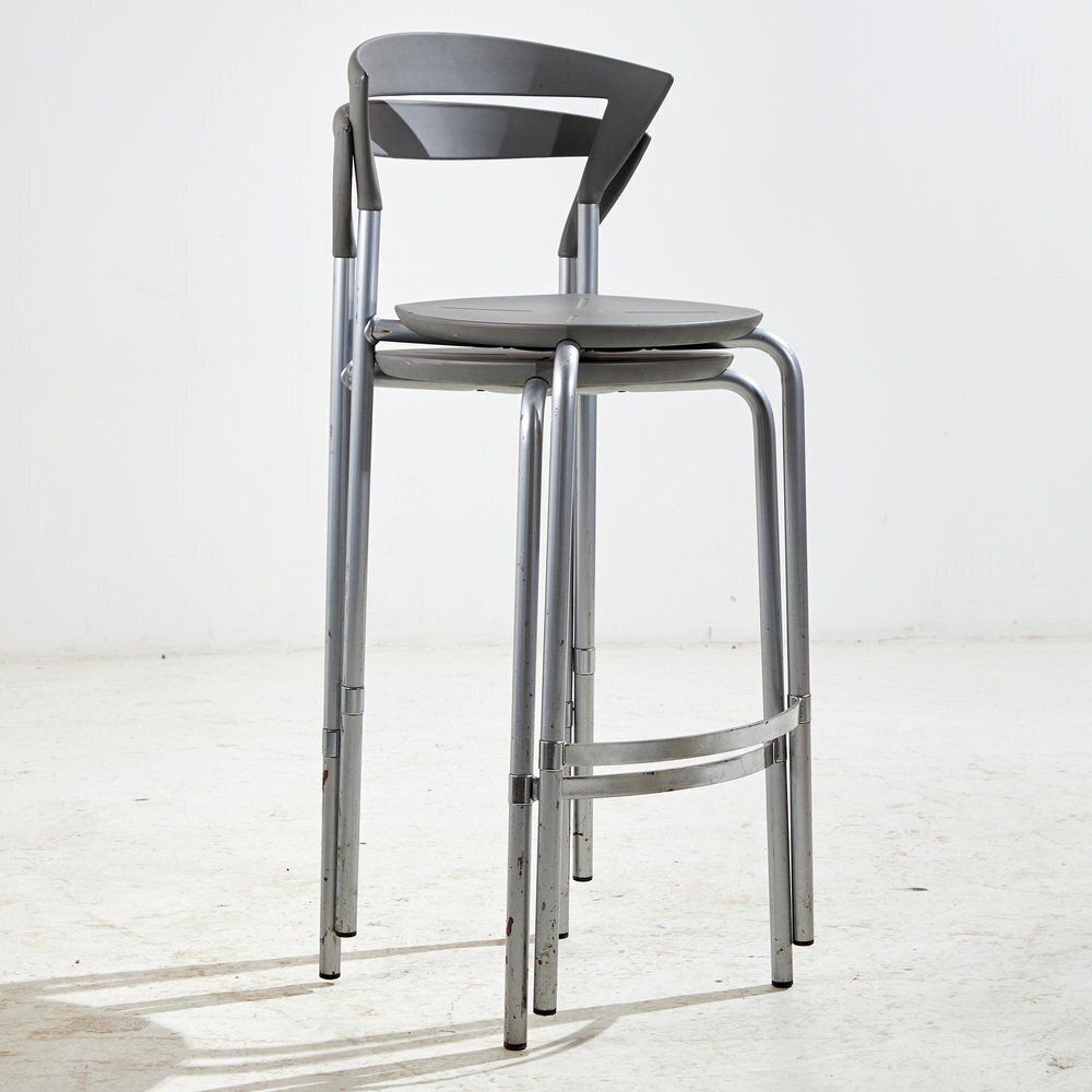 Set Of Opus Bar Stools By Pelikan Design For Bent Krogh photo furniture