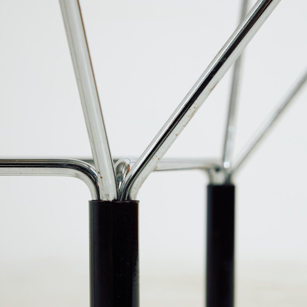 photo furniture Metal And Glass Coffee Table By Niels Bendtsen