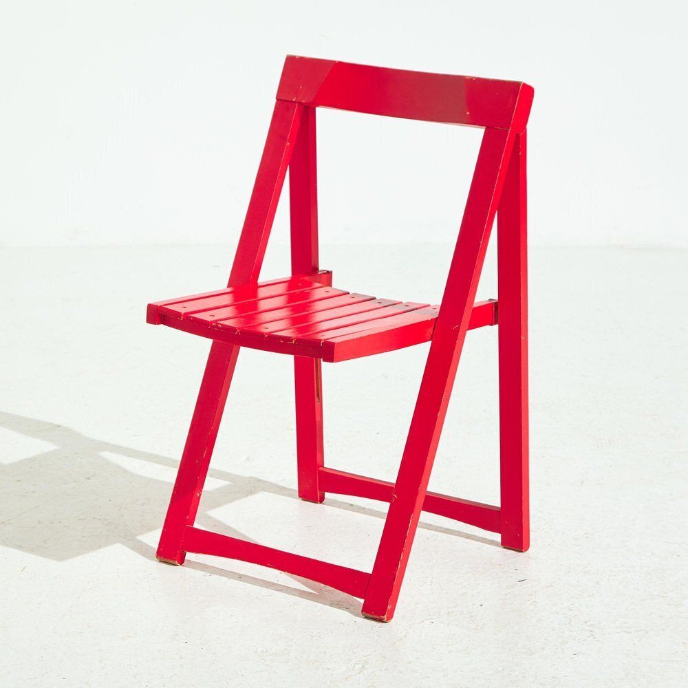 Set Of Beech Foldable Chairs By Aldo Jacober For Alberto Bazzani, 1960s photo furniture
