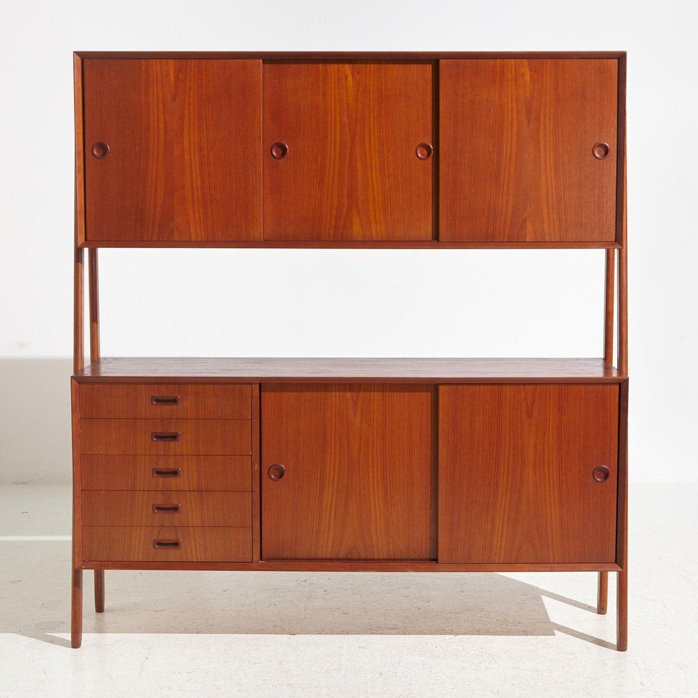 Model 3 Teak Double Sideboard By Gunni Omann For Oman Junn, 1960s