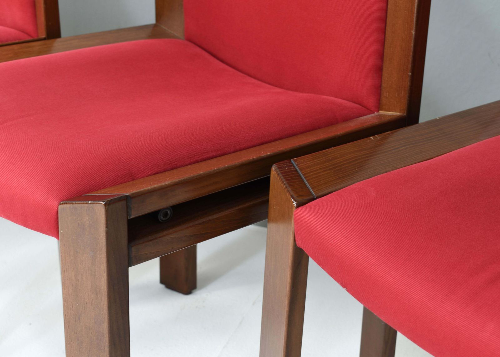 Furniture Joe Colombo Set Of 4 'Model 300' Dining Chairs For Pozzi, Italy   1965 photo
