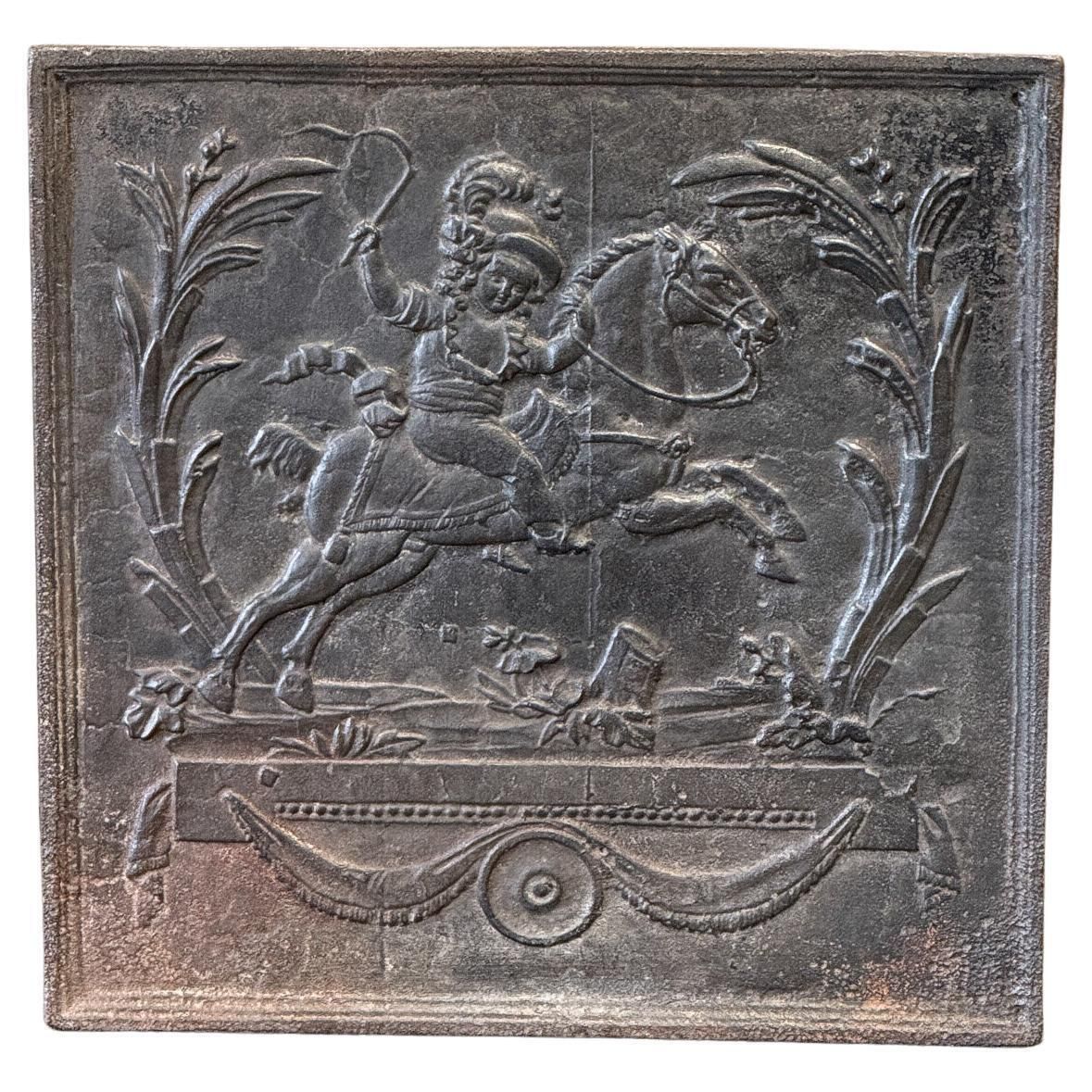 French Napoleon III Fireback / Backsplash, 19th Century Period