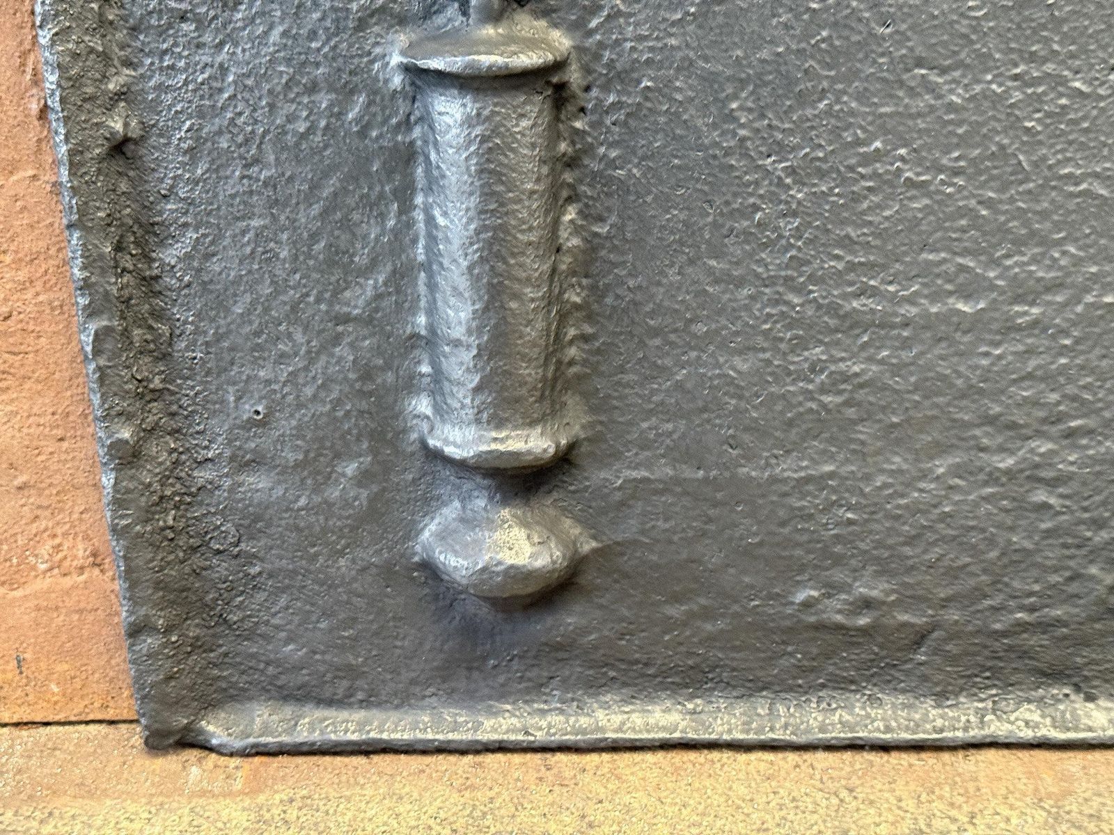 photo furniture 18th Century French Louis XIV Period 'Saint Andrew's Cross' Fireback / Backsplas