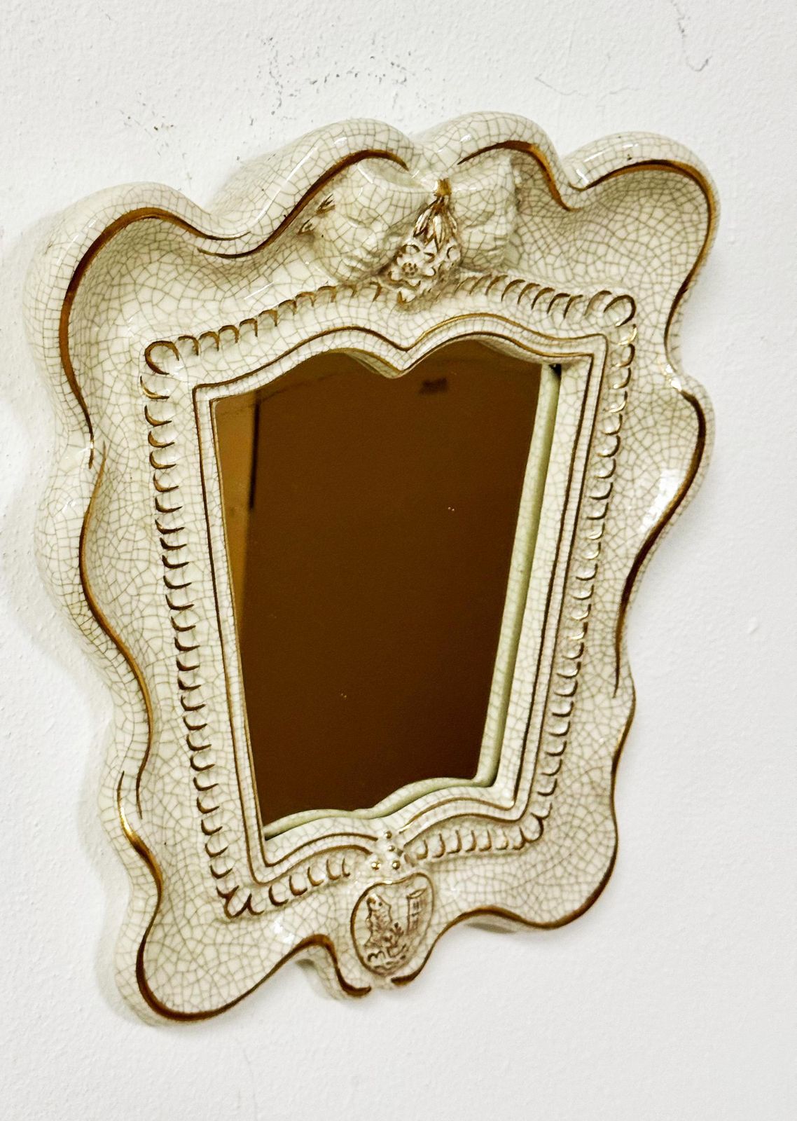 Rare Art Deco "Theater" Mirror By Gmundner Keramik photo buy