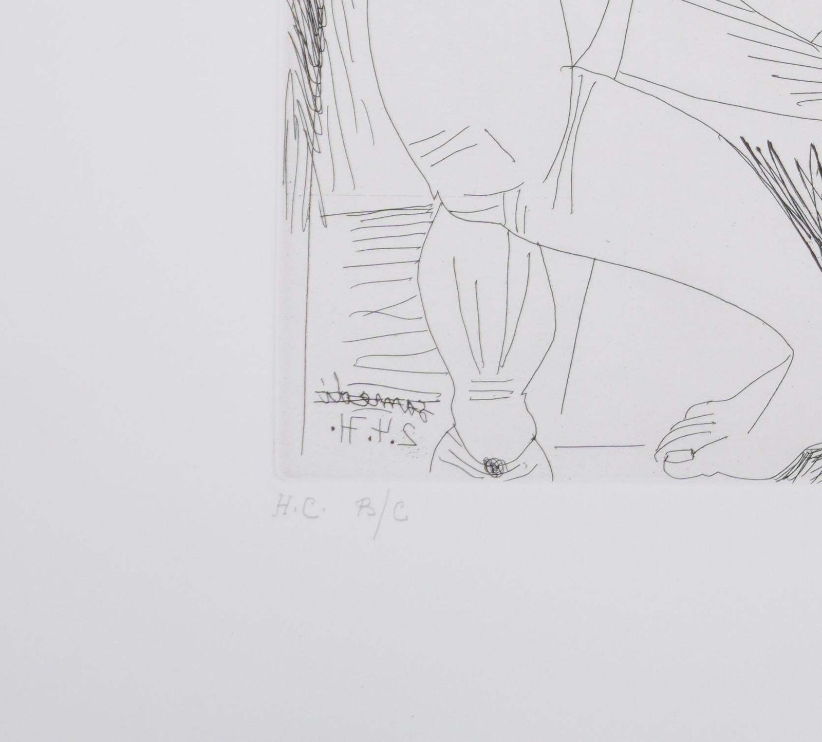 Pablo Picasso The 156, Degas Imagining And Two Girls   Original Etching, Signed (Baer #1971) 1978 photo buy