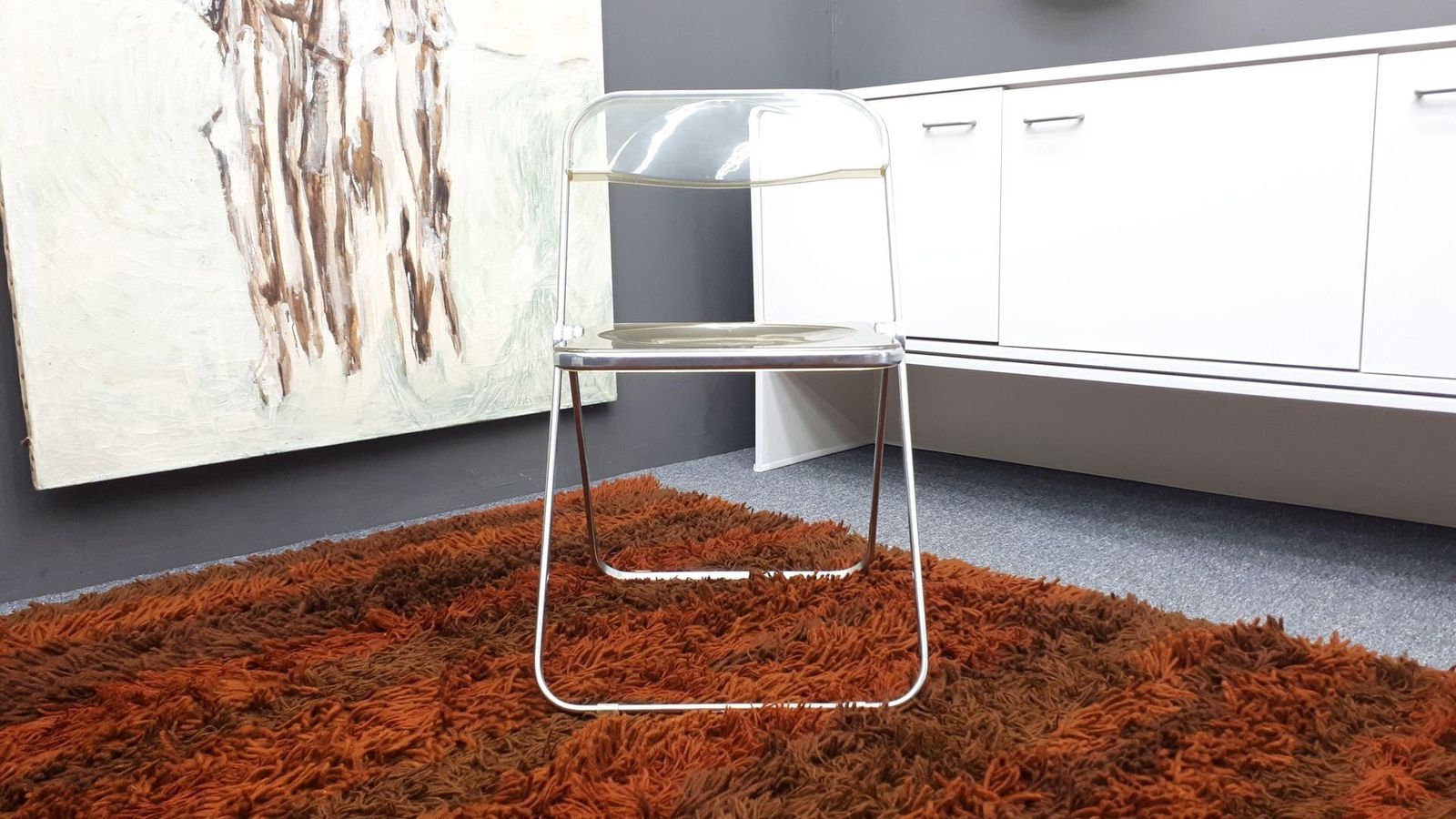 Space Age Plia Folding Chairs By Giancarlo Piretti For Castelli, 1960s, Set Of 4 photo vinterior