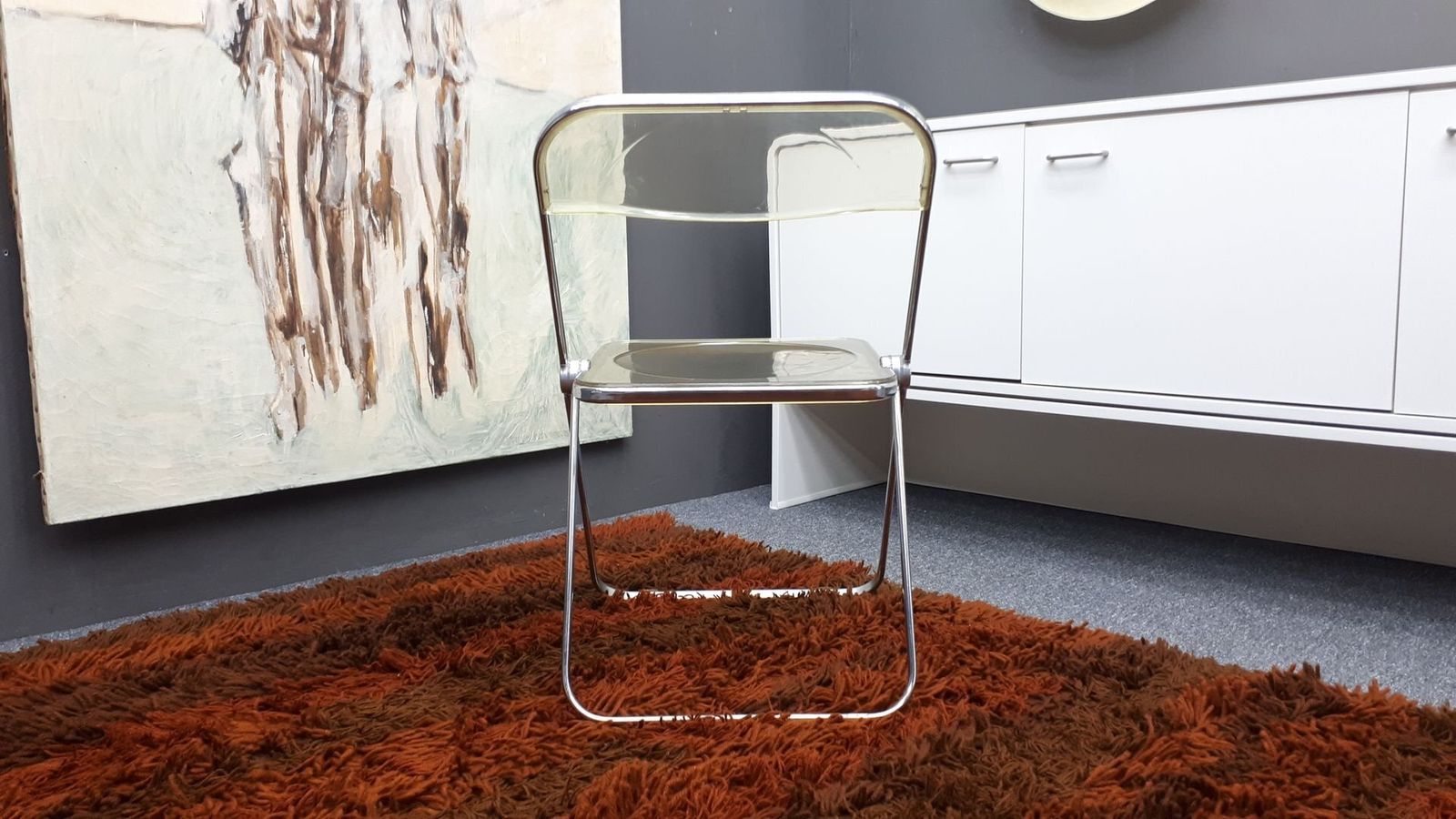 Space Age Plia Folding Chairs By Giancarlo Piretti For Castelli, 1960s, Set Of 4 photo buy