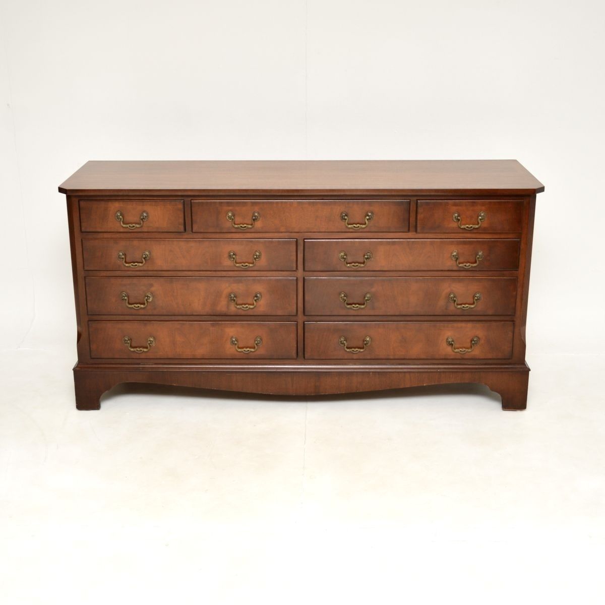 Antique Georgian Style Mahogany Chest Of Drawers / Sideboard photo furniture
