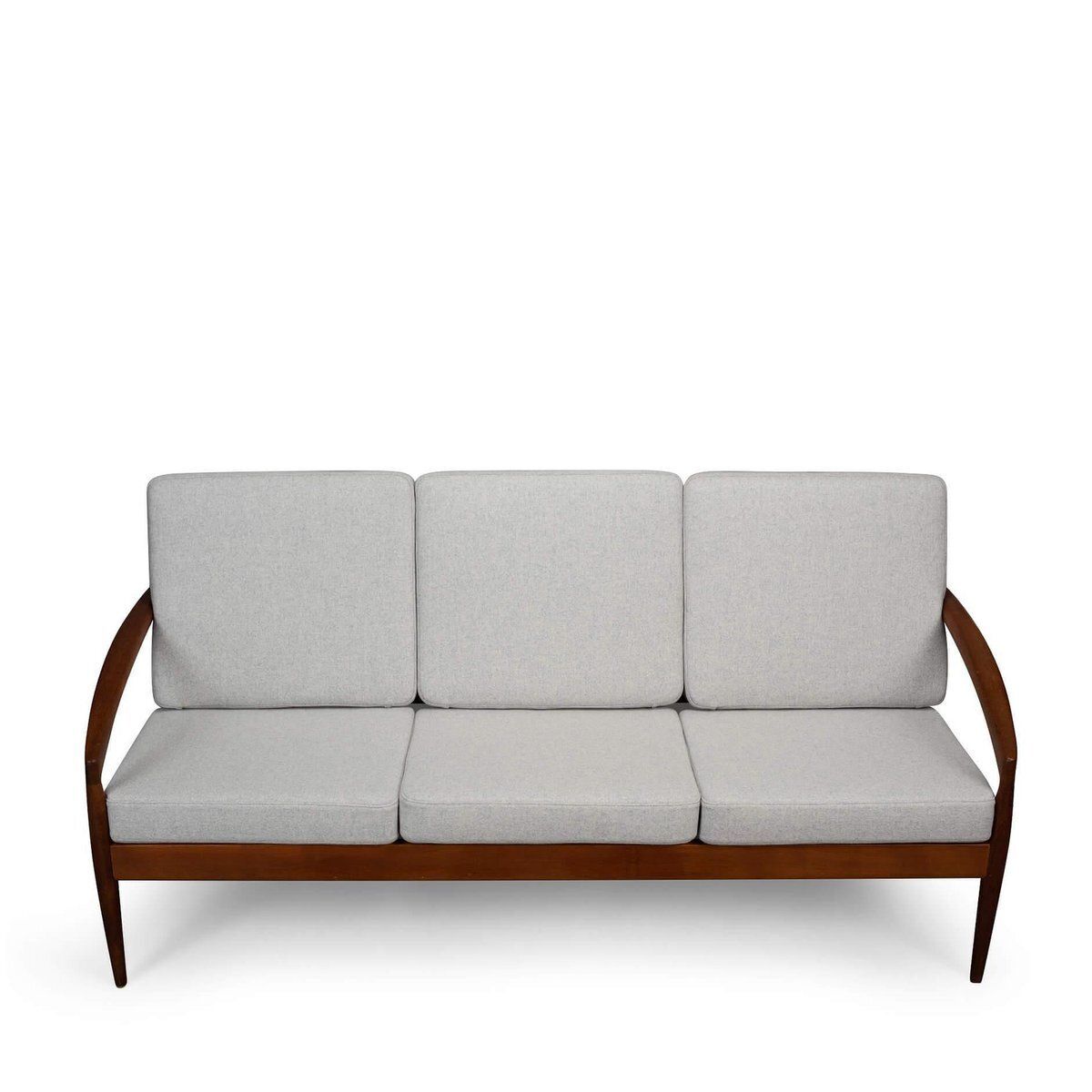 Danish Paper Knife Sofa Model 121 Attributed To Kai Kristiansen For Magnus Olesen, 1960s photo Furniture