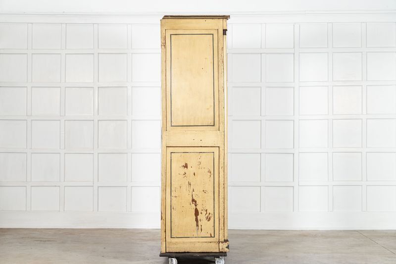 photo furniture 19thc French Empire Painted Oak Armoire