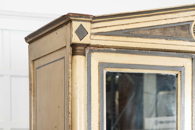 photo for sale 19thc French Empire Painted Oak Armoire