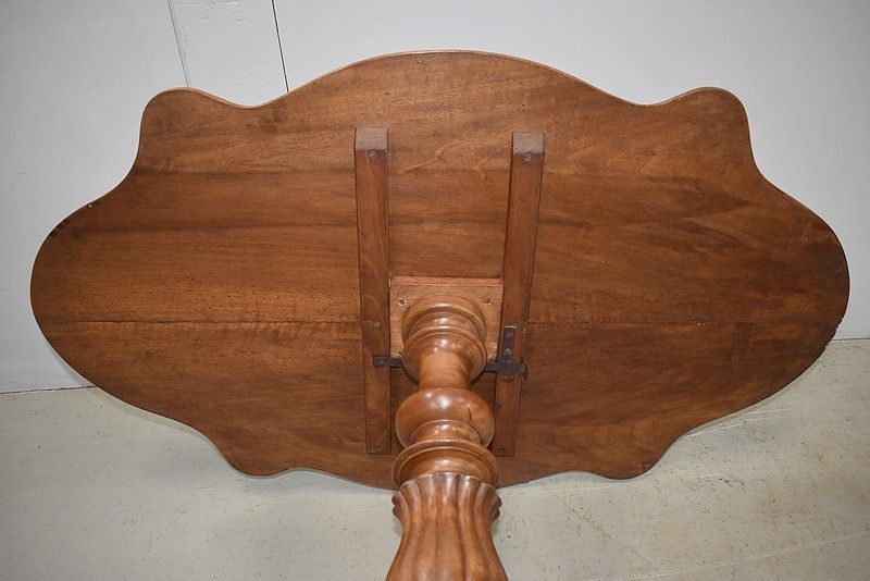Pedestal "Violin" Walnut 19th Century photo vinterior