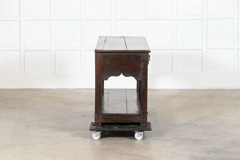 18thc English Oak Dresser Base photo vinterior