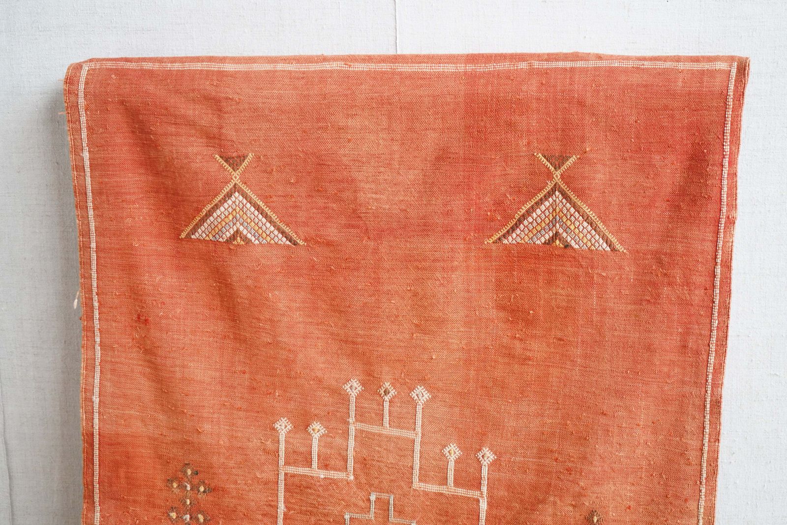 Moroccan Cactus Silk Rug, Mid 20th Century photo furniture