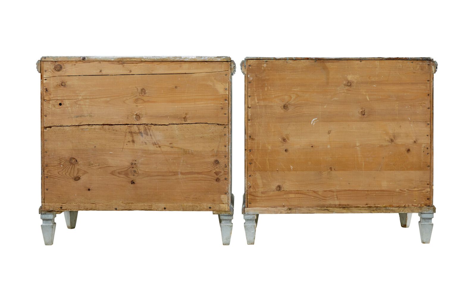 Pair Of 19th Century Chest Of Drawers With Faux Marble Tops photo buy
