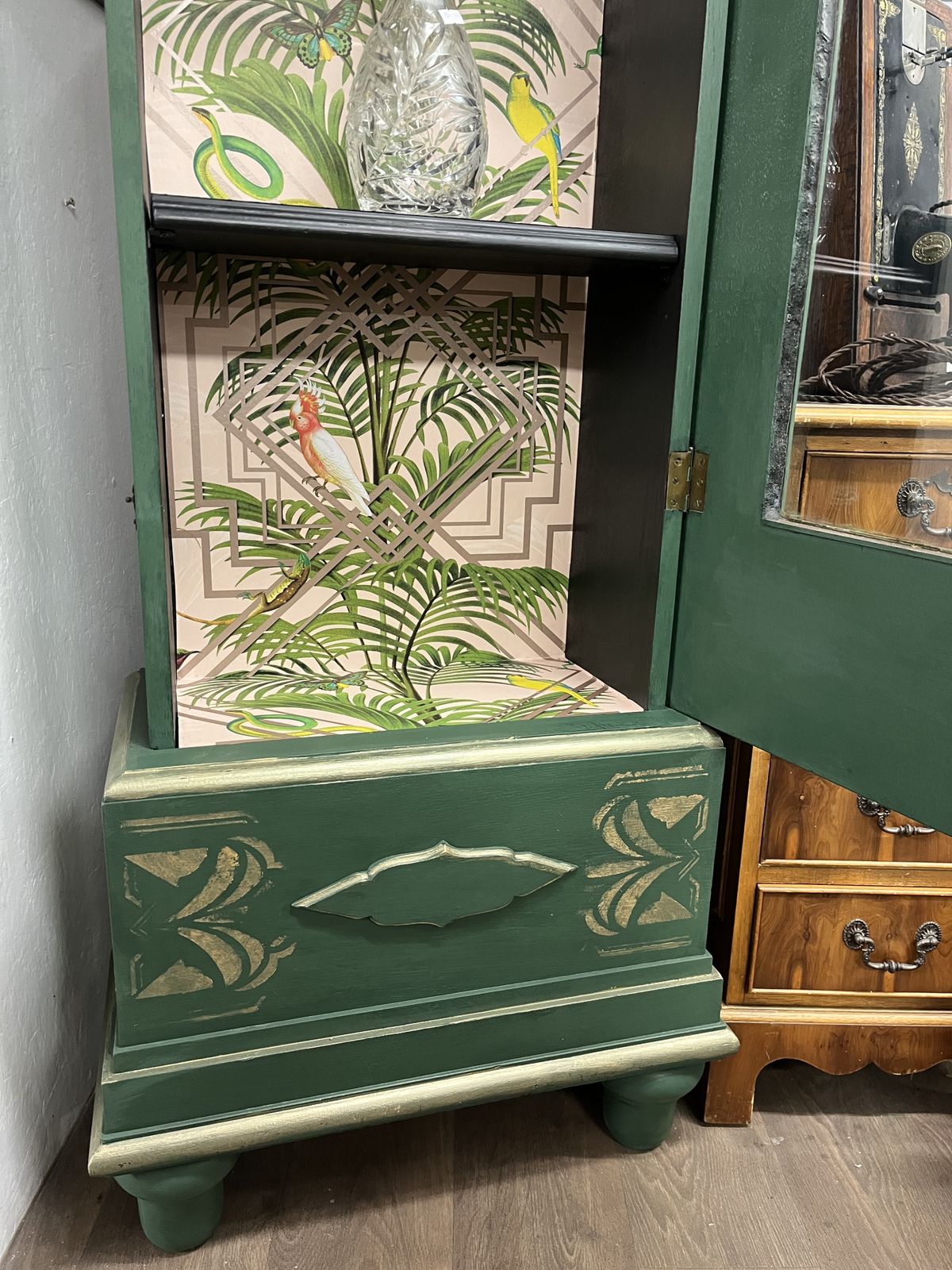 Refurbished Art Deco Grandfather Clock photo Furniture