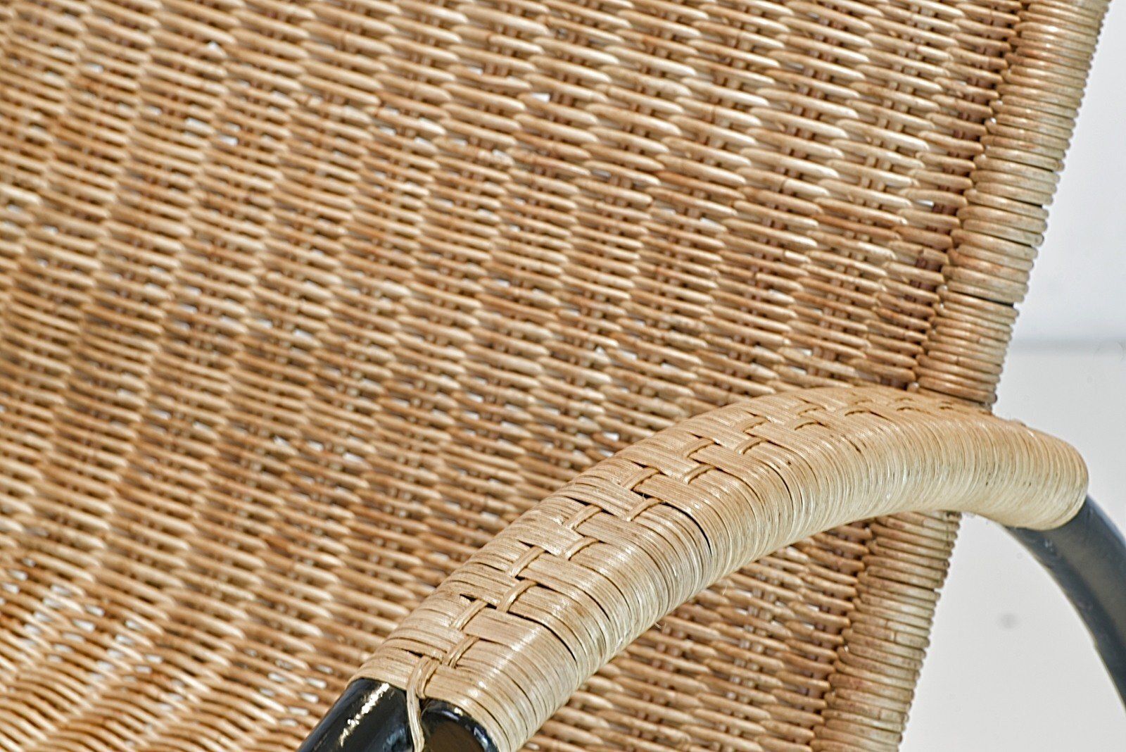 photo for sale Tubular And Rattan Steel Chair By Erich Dieckmann, Germany, 1930s