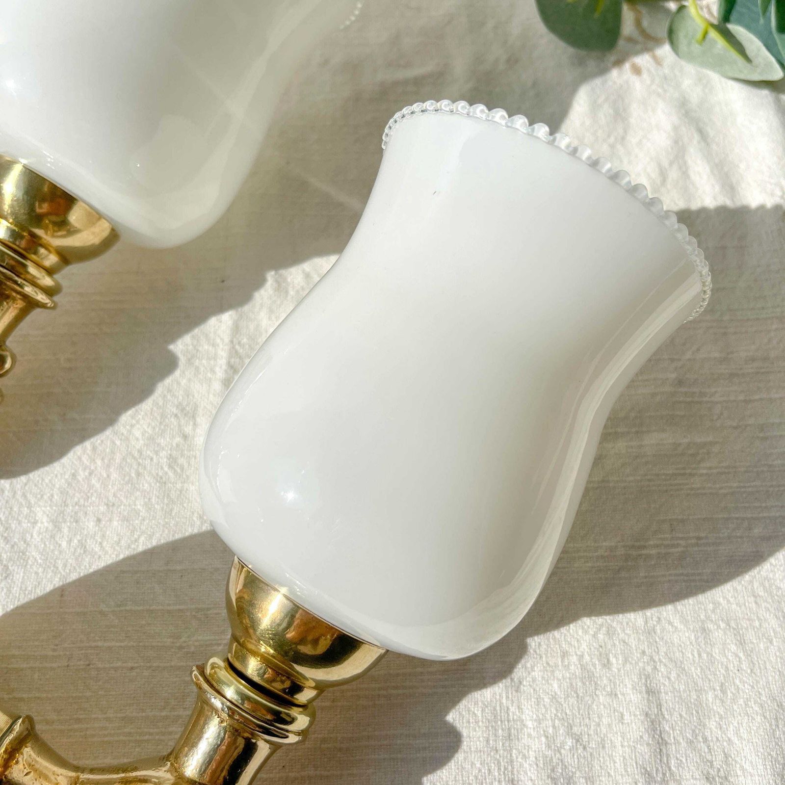 photo furniture Pair Of Vintage Brass Hand Torch Wall Sconces, Attributed To Maison Jansen, France 1960s