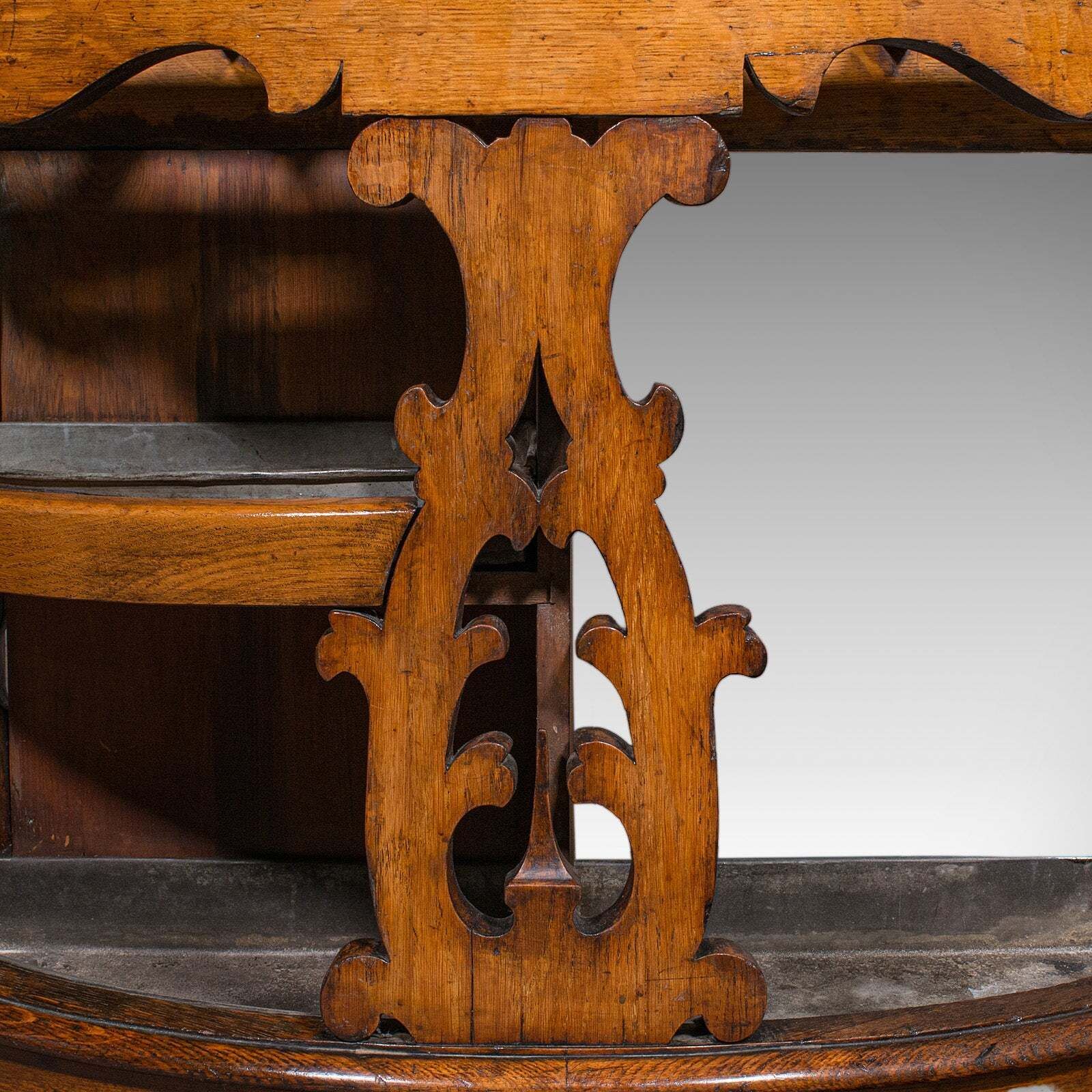 photo for sale Antique Country House Hall Stand, Scottish, Demi Lune, Oak, Umbrella, Victorian
