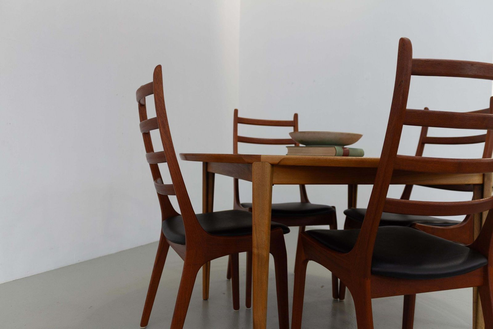 photo furniture Danish Mid Century Teak Dining Chairs By Korup Stolefabrik, 1960s. Set Of 4.