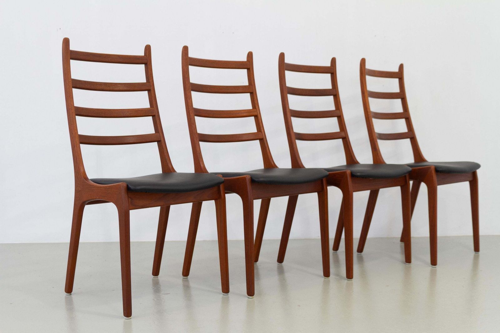 photo for sale Danish Mid Century Teak Dining Chairs By Korup Stolefabrik, 1960s. Set Of 4.