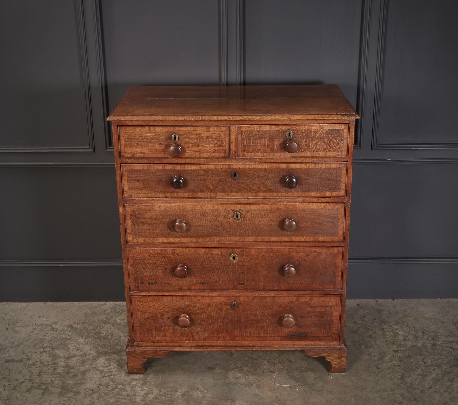 George III Oak Chest Of Drawers photo furniture