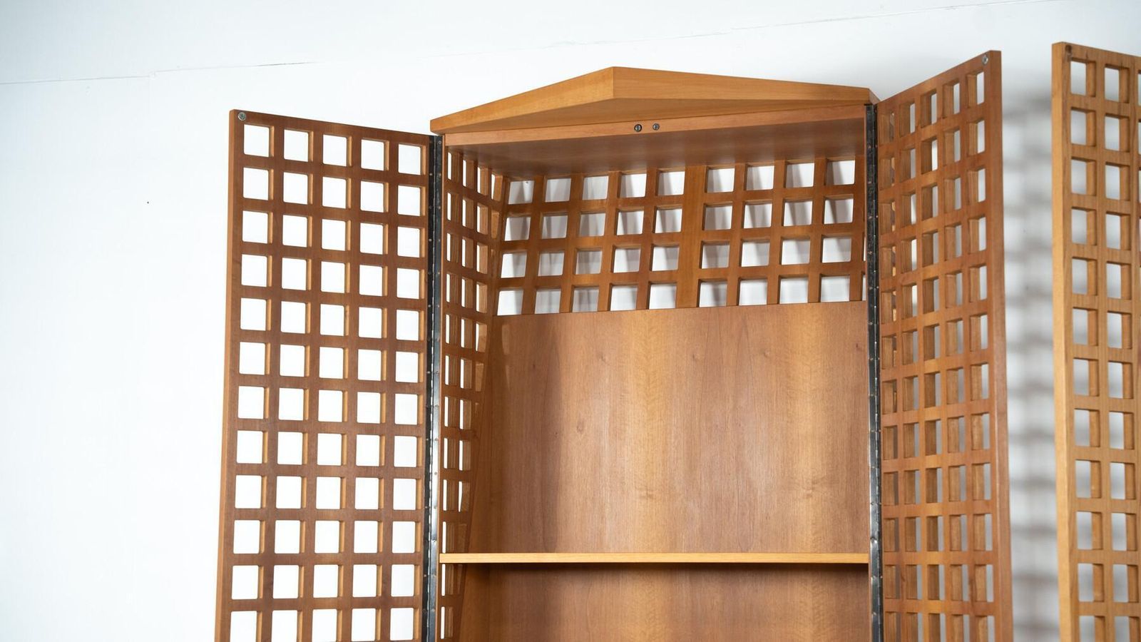 photo for sale Mid Century Bookcase By Adriano & Paolo Suman, Giorgetti, 1980s   2 Available