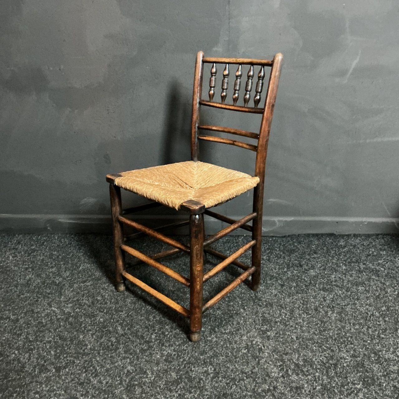 Set Of Antique Ash Country Chairs photo furniture