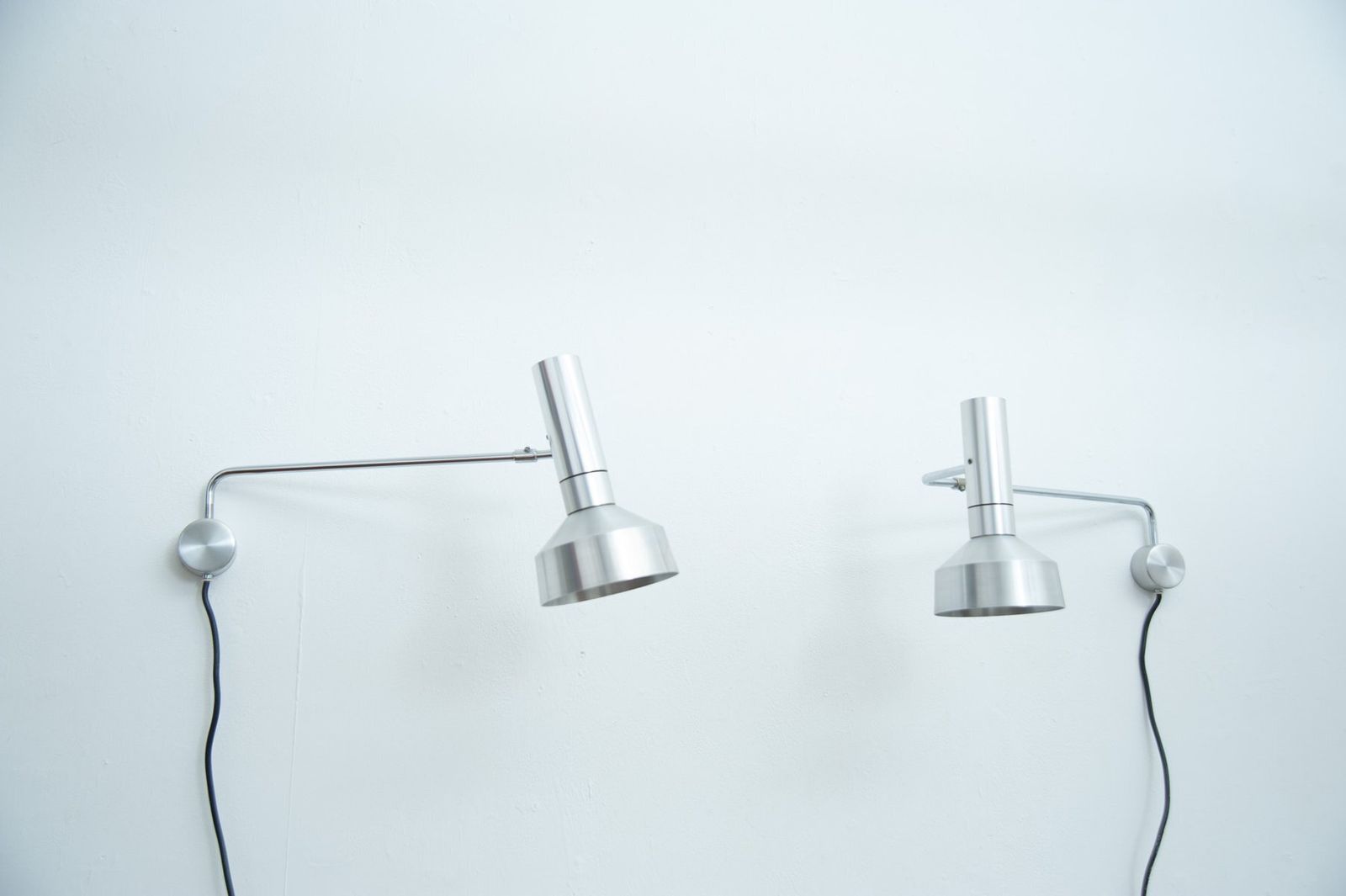 Minilux Wall Lights By Rosemarie & Rico Baltensweiler For Baltensweiler, 1960s, Set Of 2