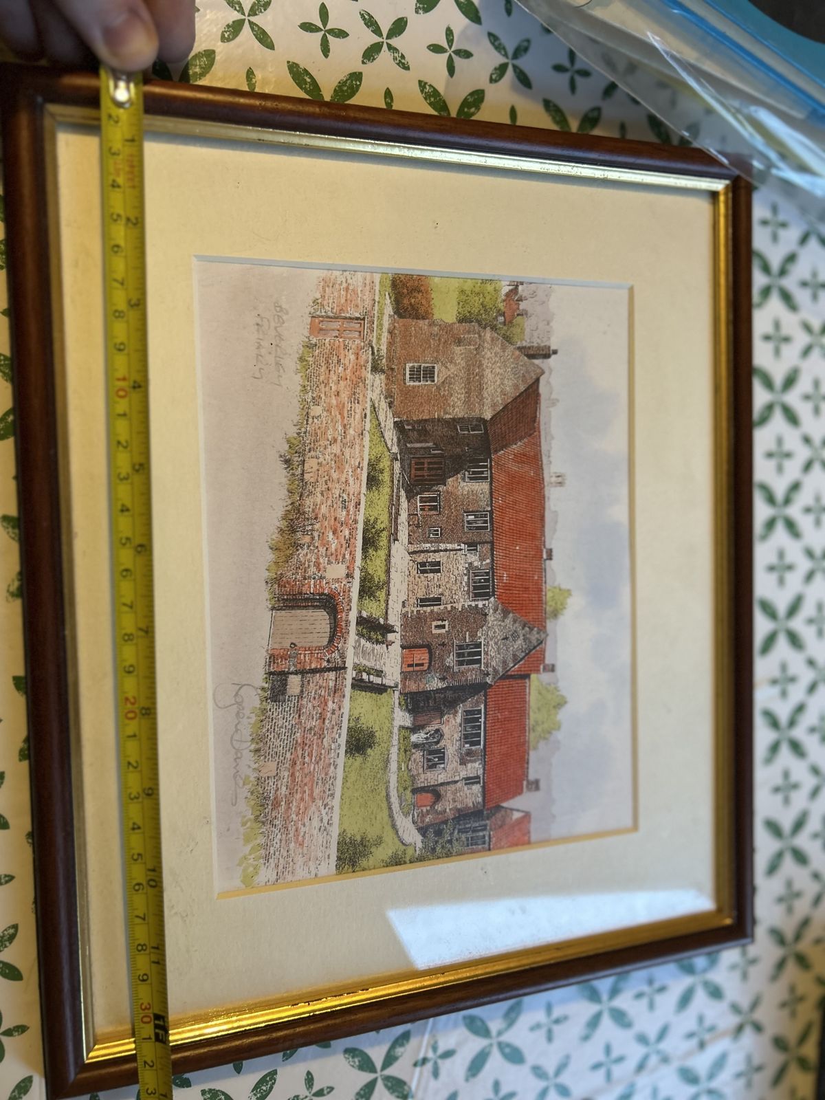 Framed Roger Davies Painting Of Beverley Friary