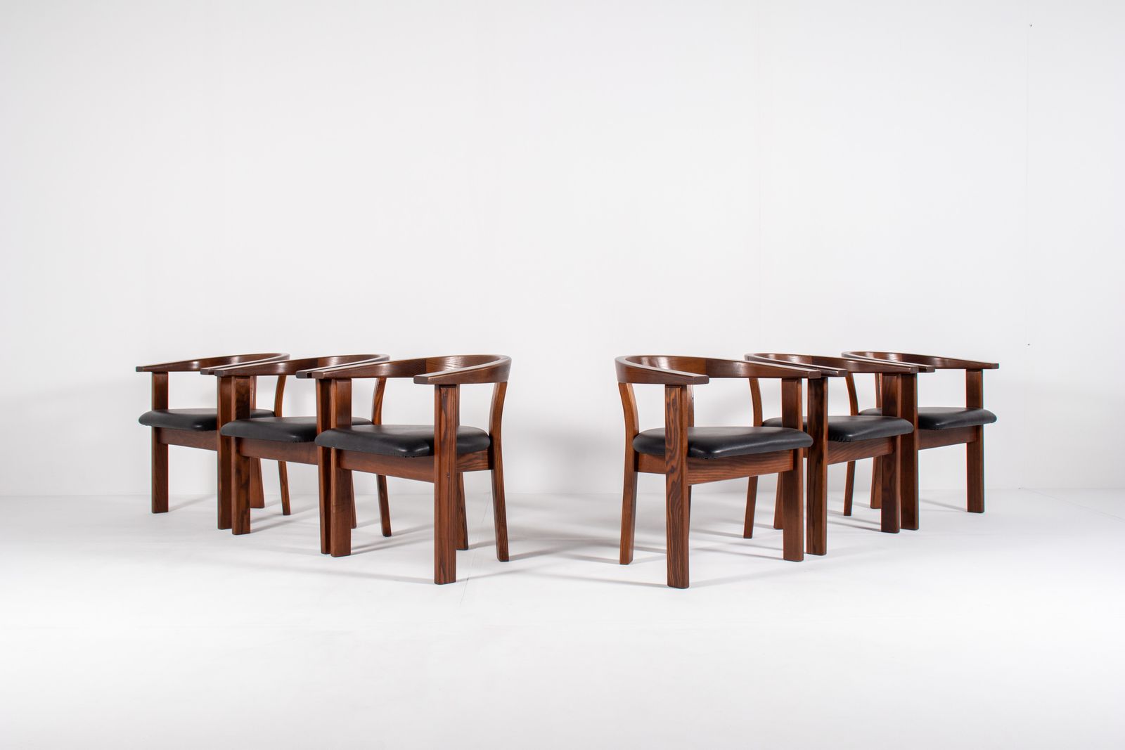 Set Of 6 Dining Chairs By Lars Gangsø, Denmark, 1970s photo furniture
