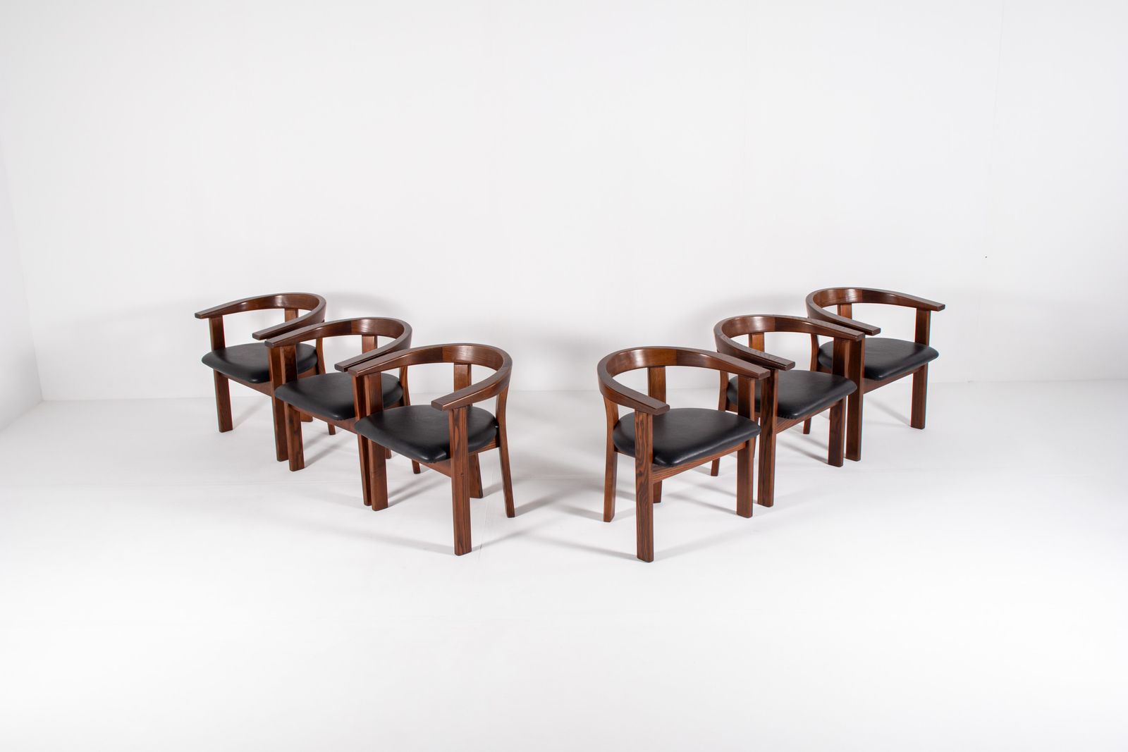 Set Of 6 Dining Chairs By Lars Gangsø, Denmark, 1970s photo vinterior