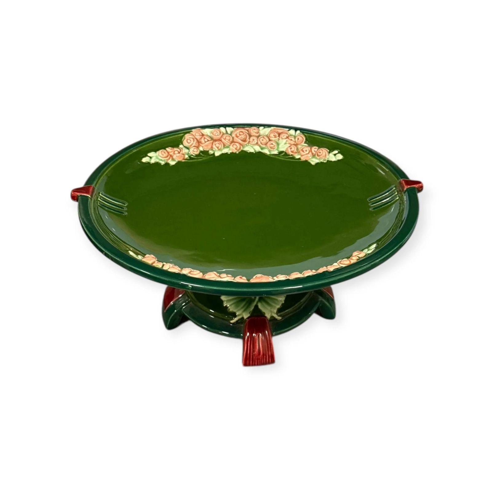 Villeroy & Boch Majolica Pedestal Comport / Tazza Germany, C.1900–1910