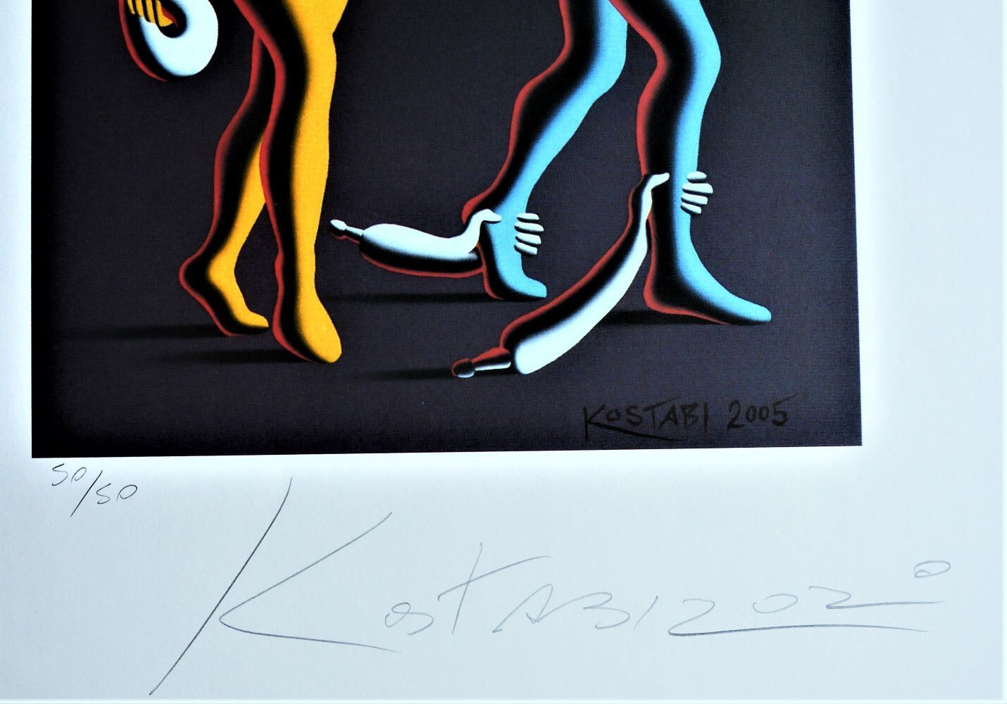 Mark Kostabi "Untitled" Limited Lithograph photo for sale