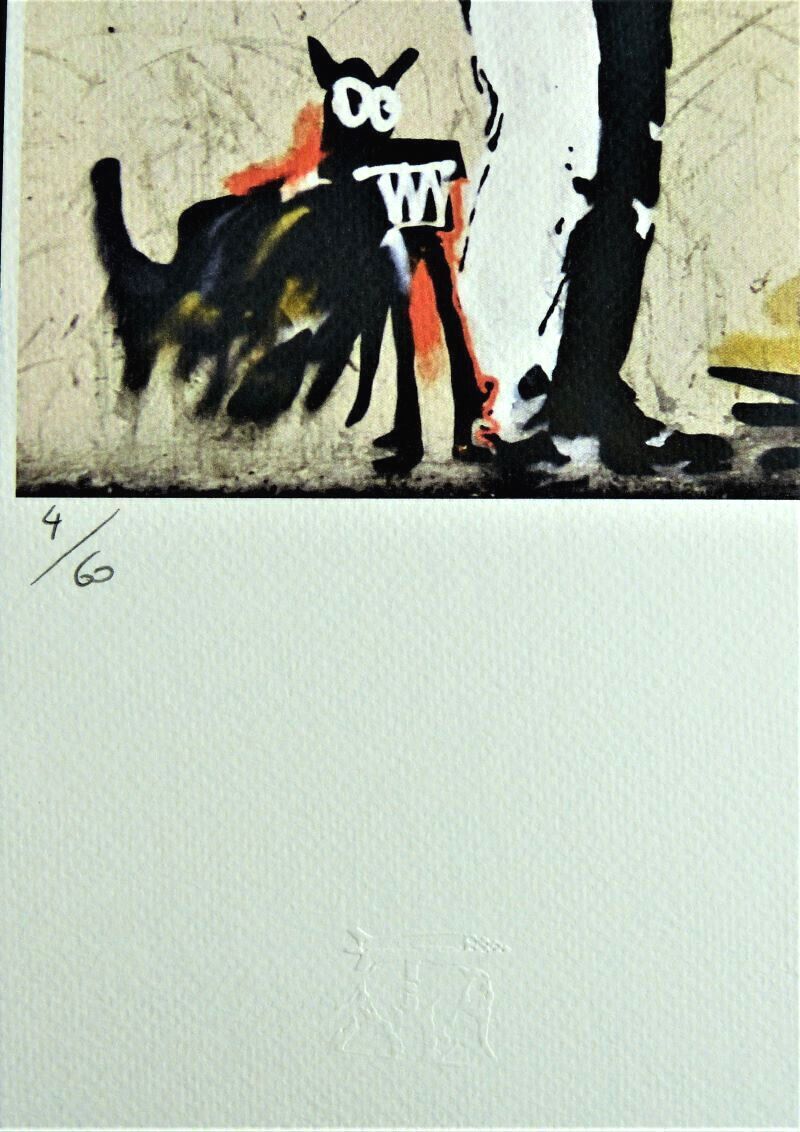 Banksy " Mural " Limit. Lithograph 35 X 50 Cm, Hand Numbered photo Art