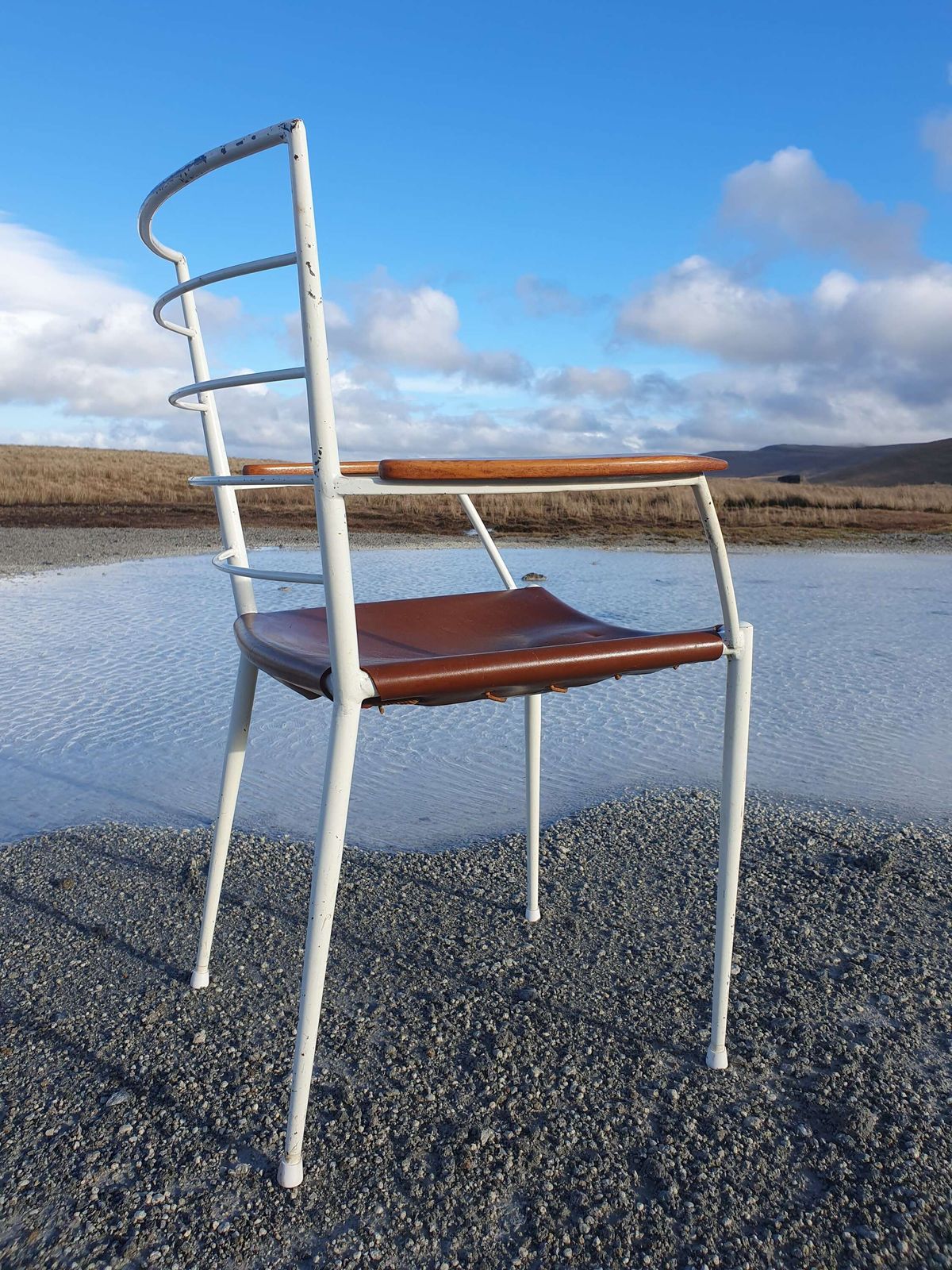 A Ladderax Desk Chair Designed By Robert Heal For Staples. 1960s. photo for sale