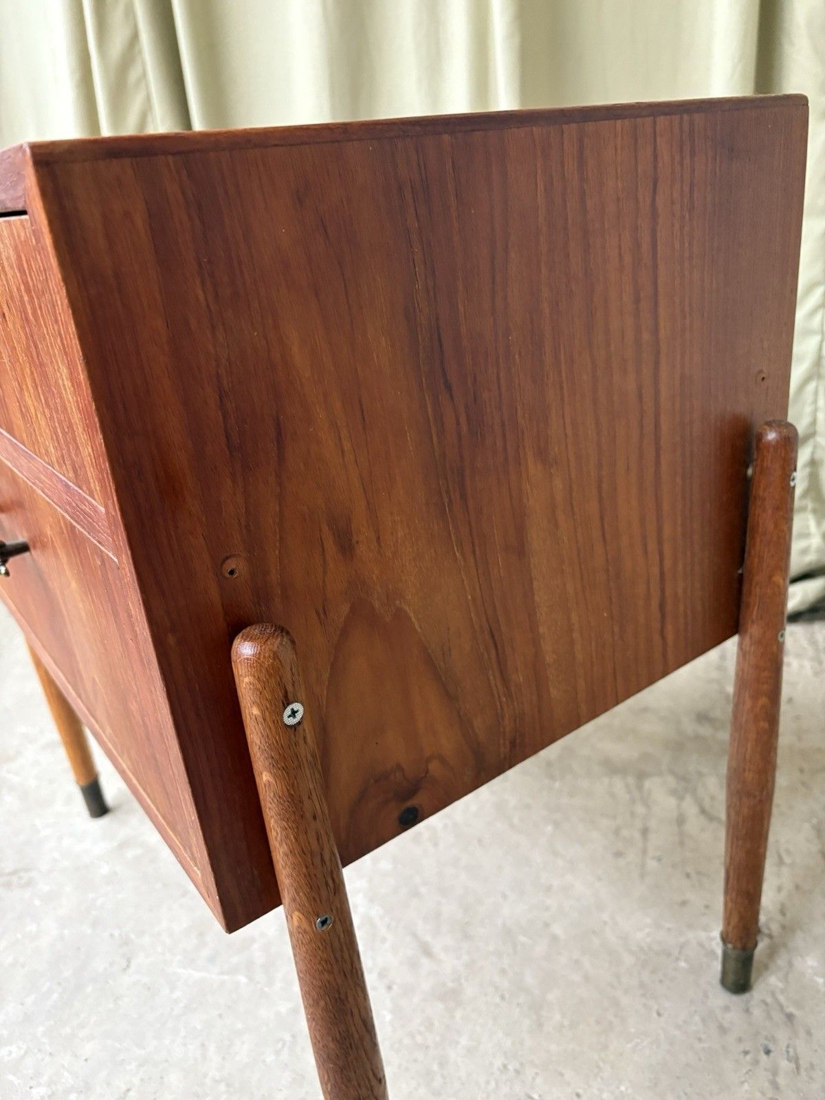photo buy Vtg Mid Century Danish Teak Chest Of Drawers Bedside Scandi Retro R1020