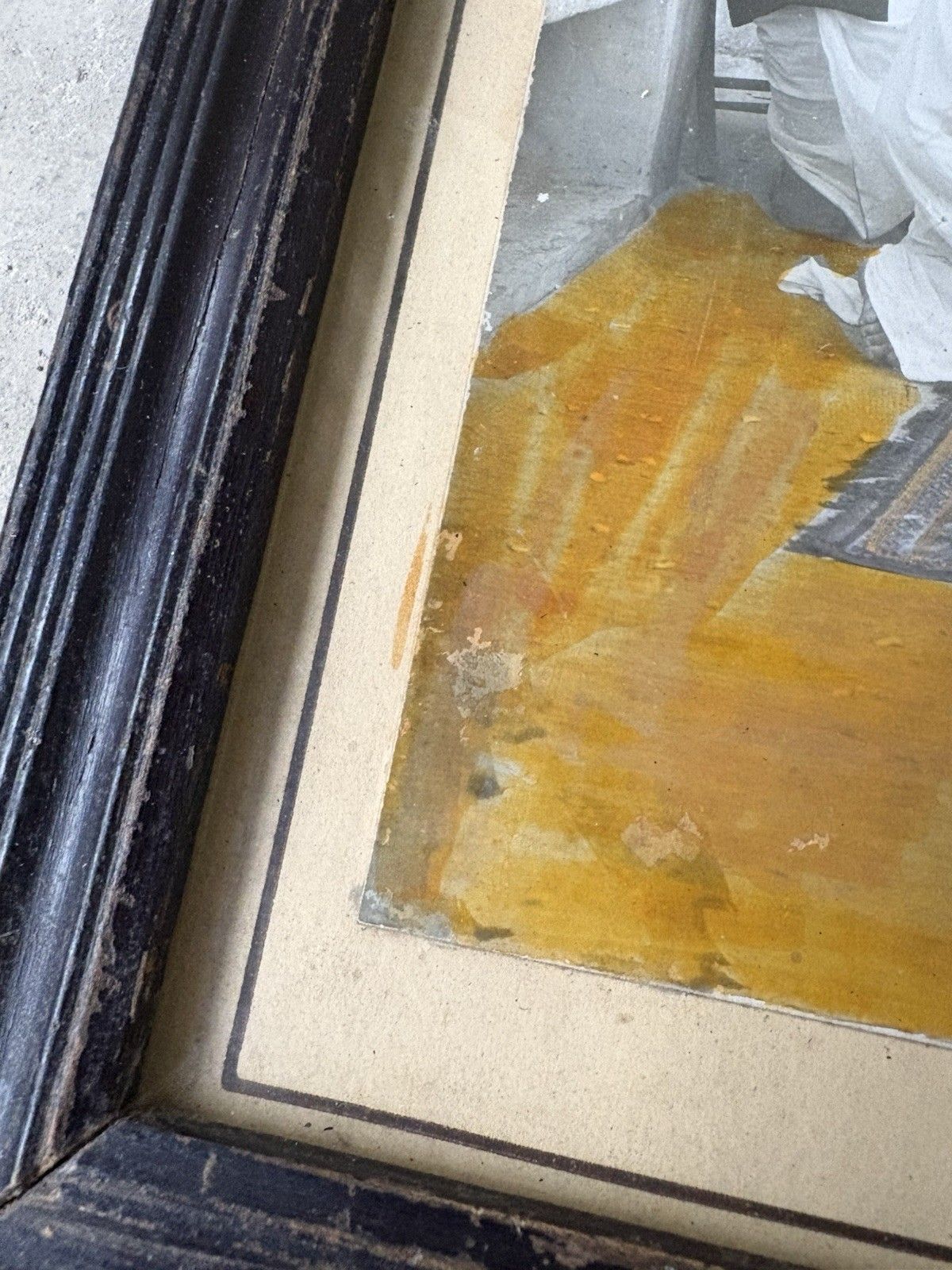 Vtg Antique Lot Collection Of Indian Pictures Wall Art Painted Photographs R1021 photo vintage