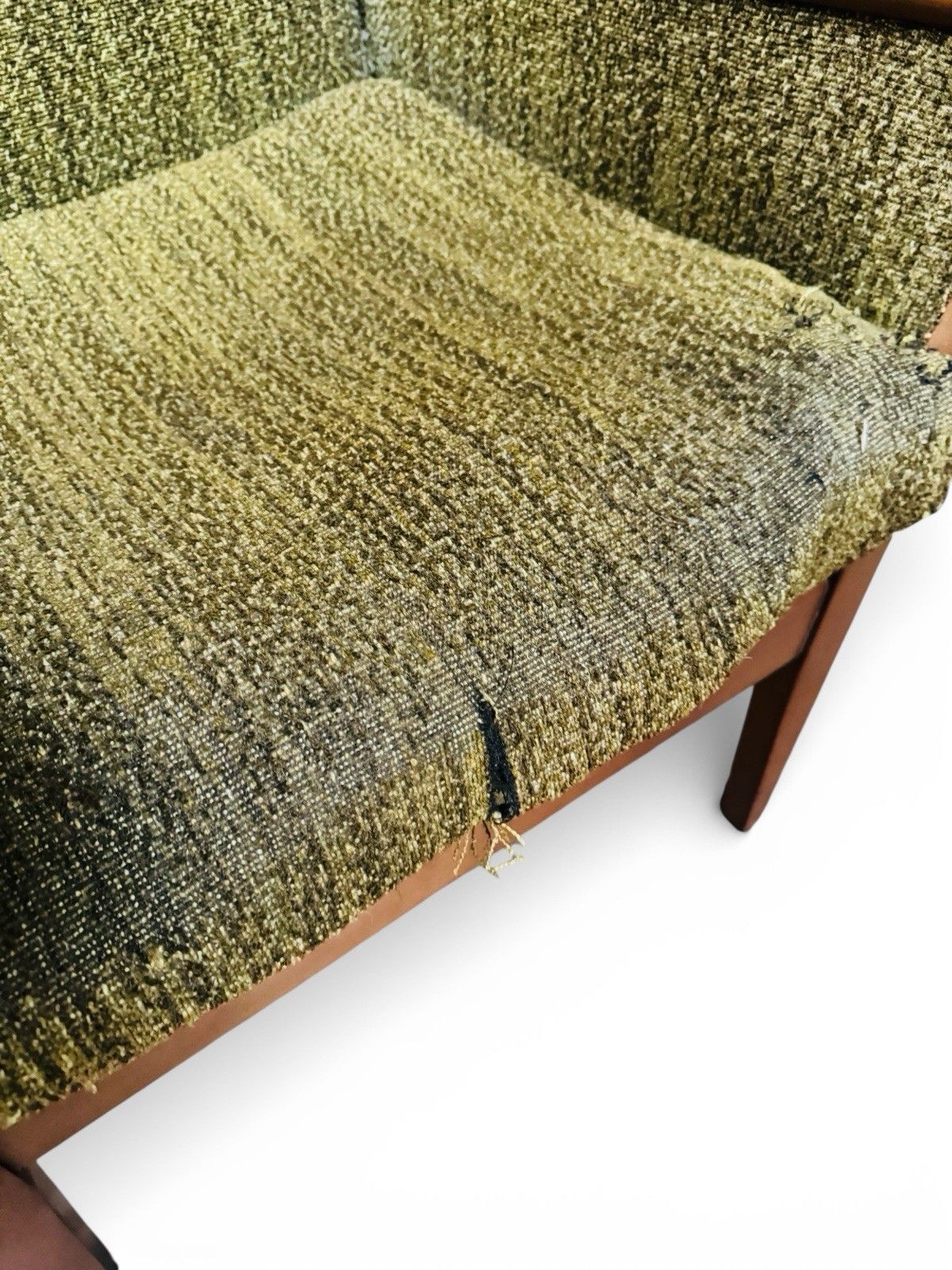 photo furniture Two Mid Century Wing Back Beech Armchairs Parker Knoll And Cintique Project