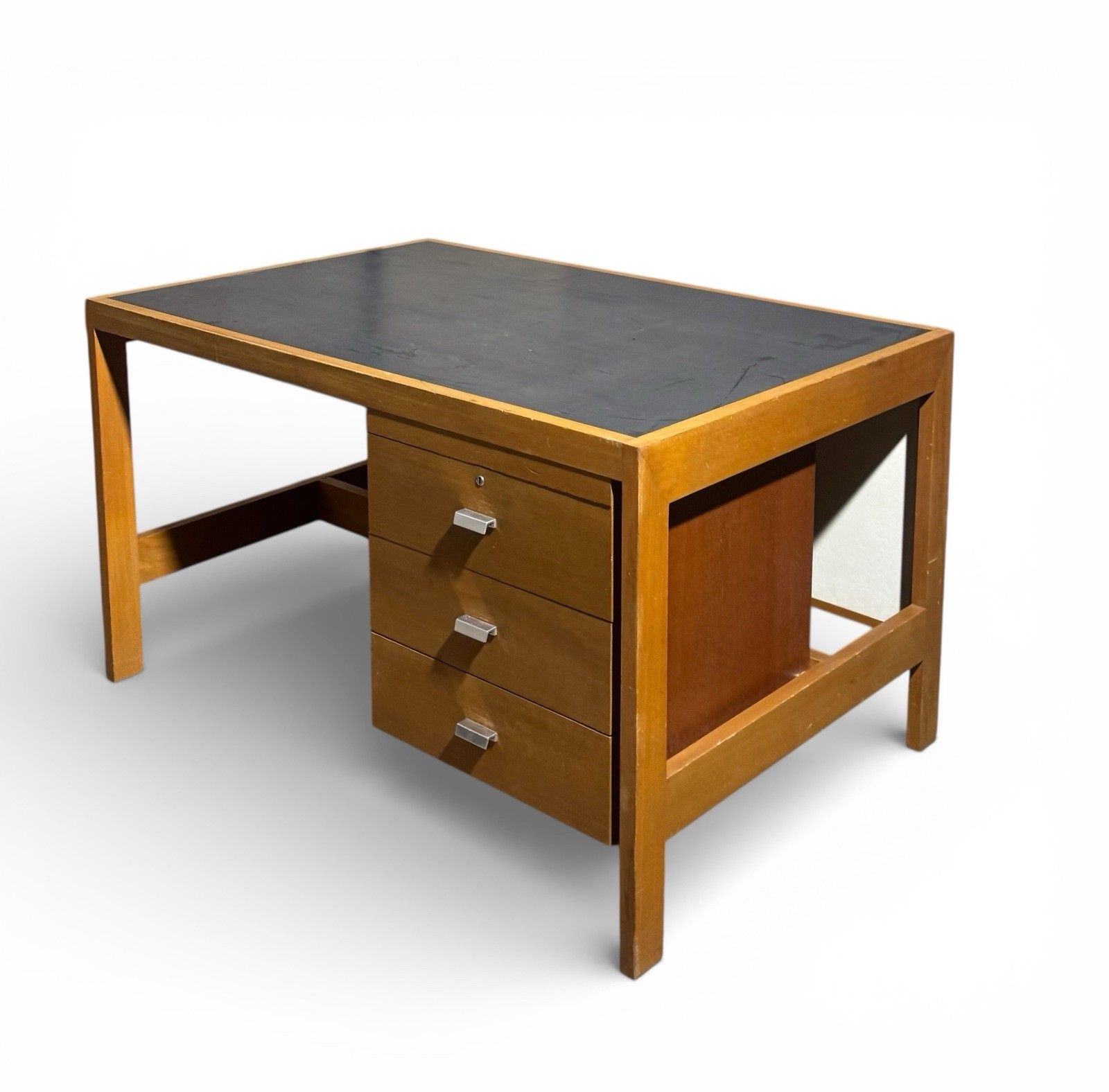 Furniture Super Rare York Rosenberg Mardall Sycamore Desk Brian Henderson Retro C1959 photo