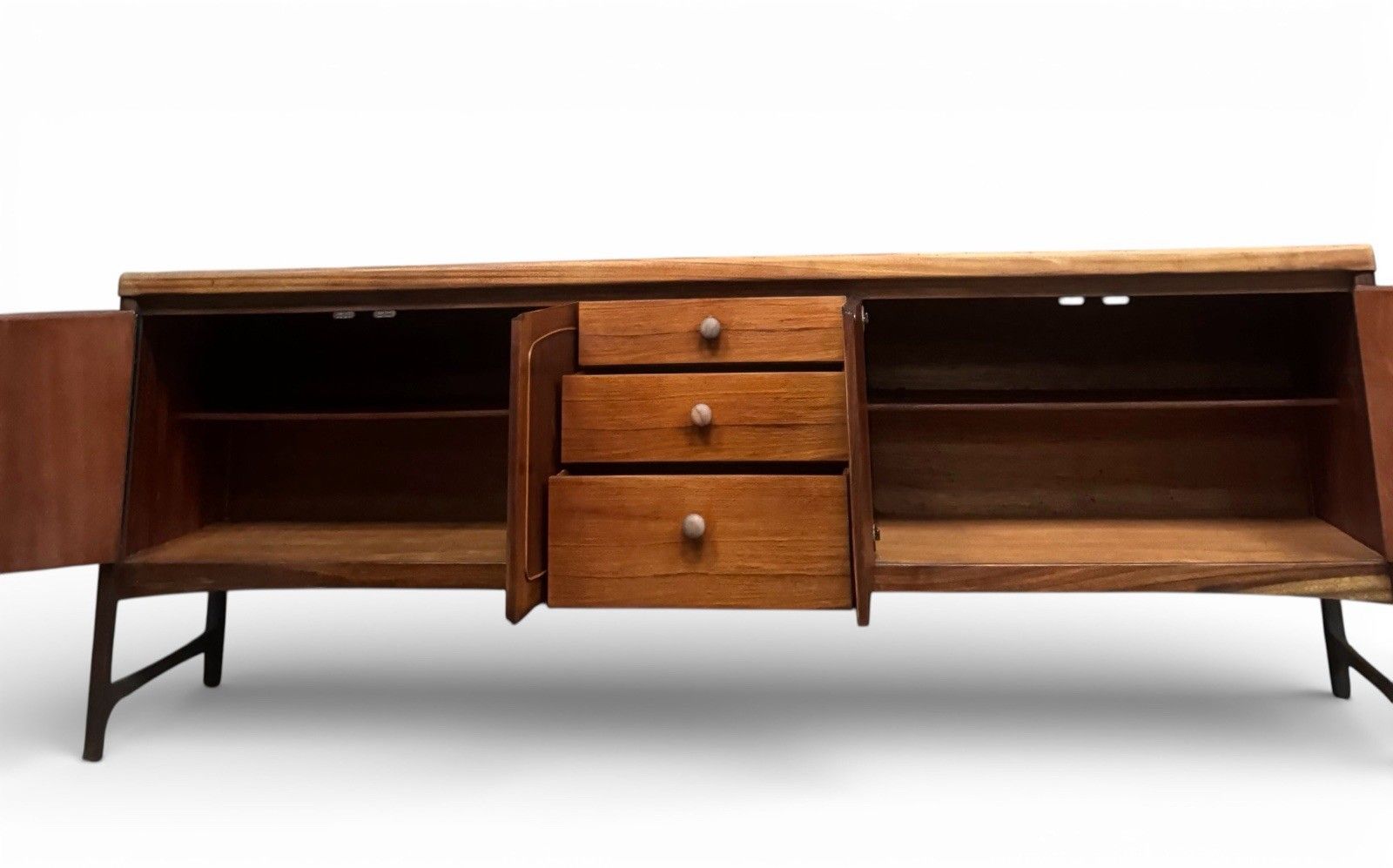 Nathan Squares Teak Sideboard Mid Century Retro C1970s photo for sale