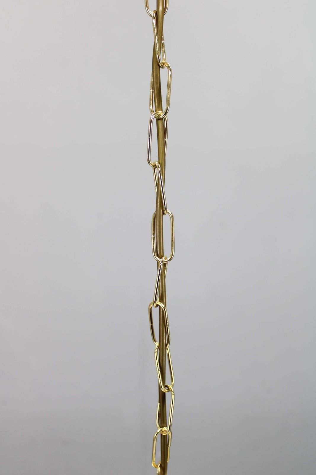 Italian Mid Century Glass And Brass Pendant Light, 1960s photo 467.0