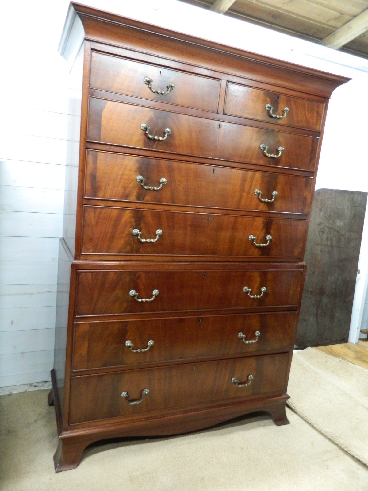 Edwardian Mahogany Chest On Chest photo furniture