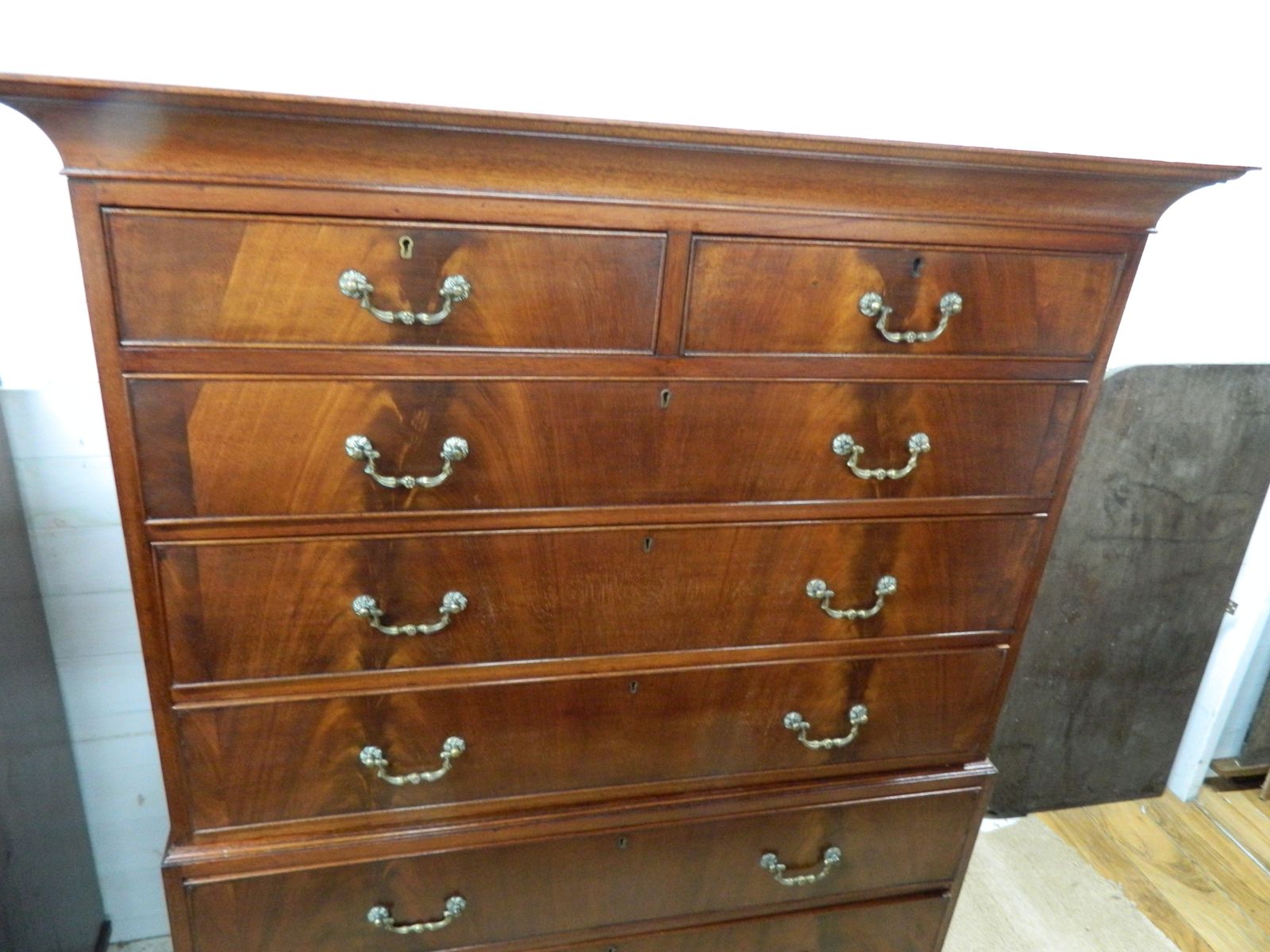 Edwardian Mahogany Chest On Chest photo for sale