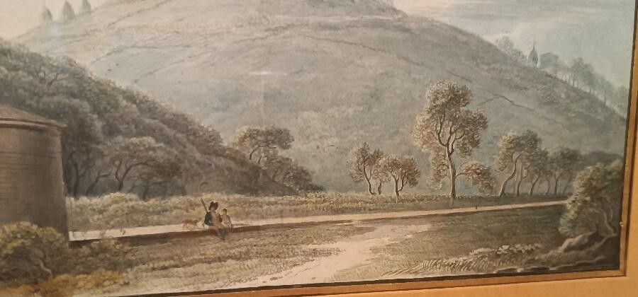 photo furniture Early 19th Century Watercolor On Paper   Landscape