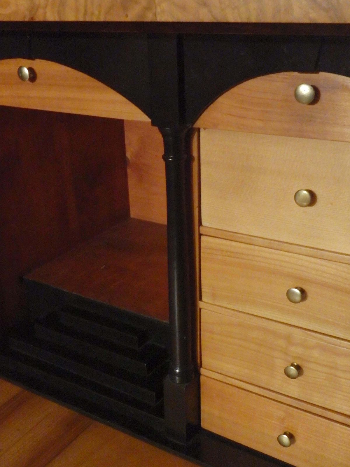 Furniture Emipire Secretaire Walnut With Secret Drawer photo