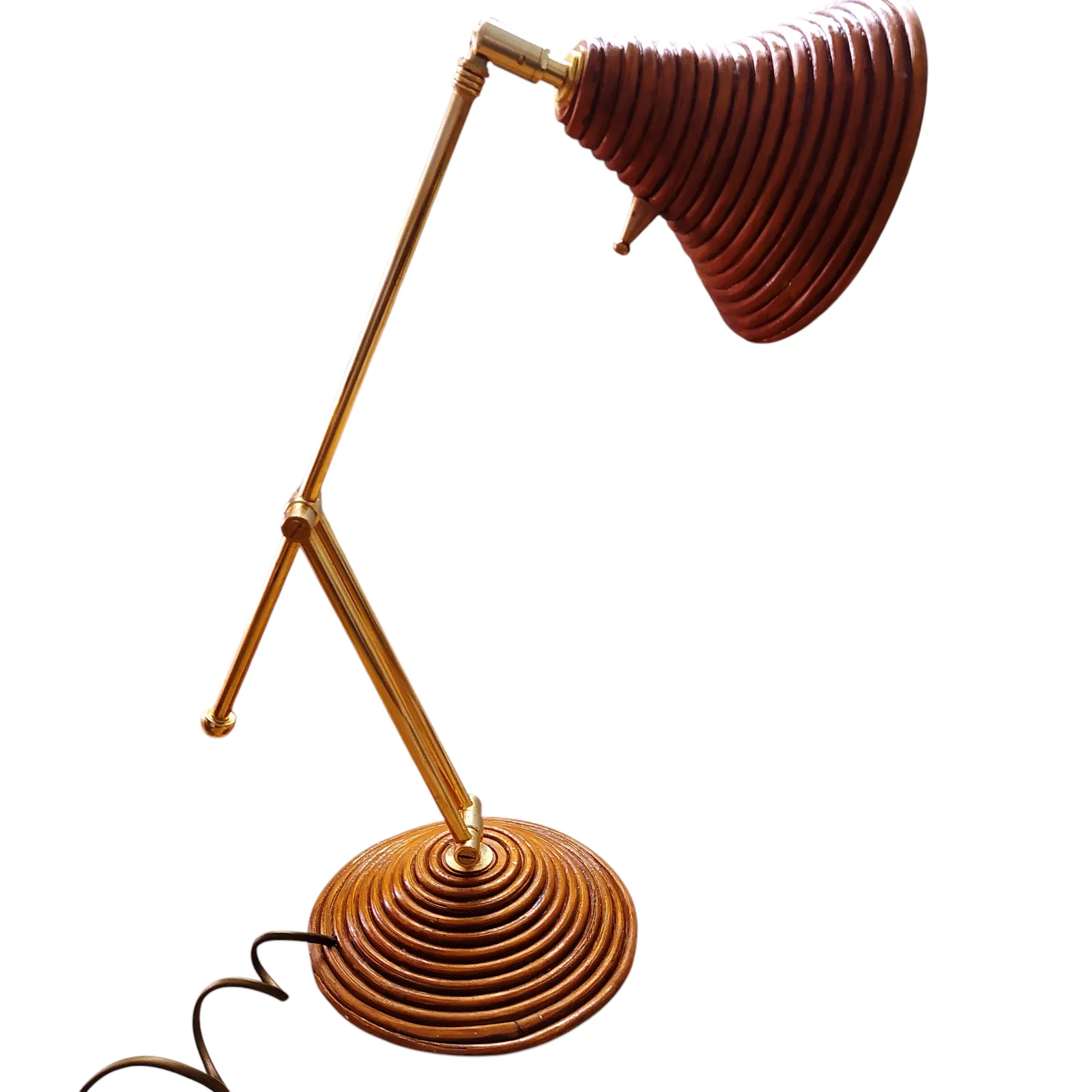 1960's Articulated  Pencil Reed Table Lamp. photo 420.0
